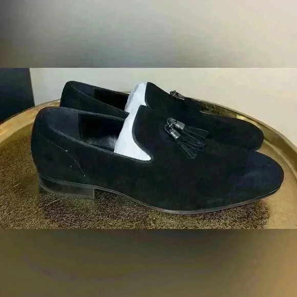 ALDO Boomer Pillow Walk Suede Tassel Loafer in Black - Picture 4 of 11
